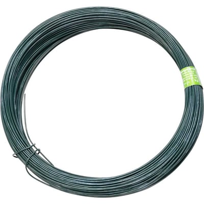 Arame revestido em PVC verde, 2 mm