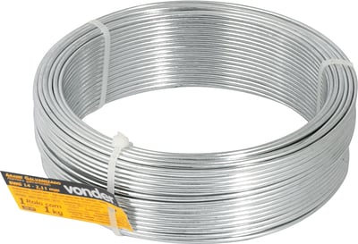 Arame galvanizado, comercial, BWG 14 2,11 mm