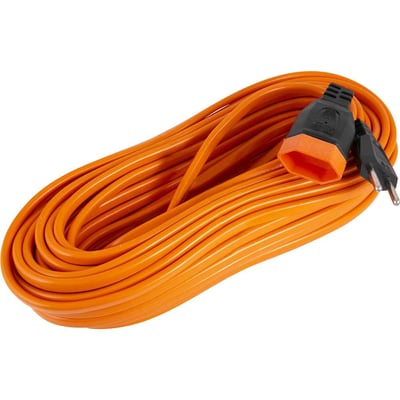 Extensão elétrica com 20 metros, cabo PP 2 x 2,50 mm², 2P laranja, modelo Hardwork DN1346