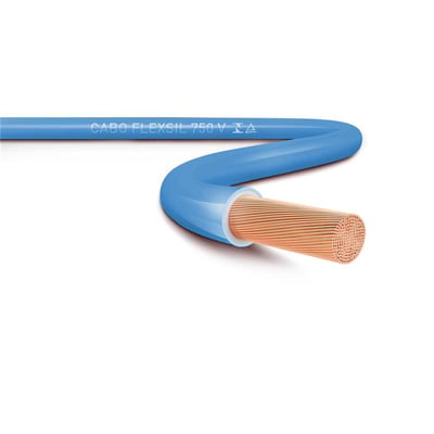 Cabo flexível 750 V, 4 mm² x 100 metros, azul