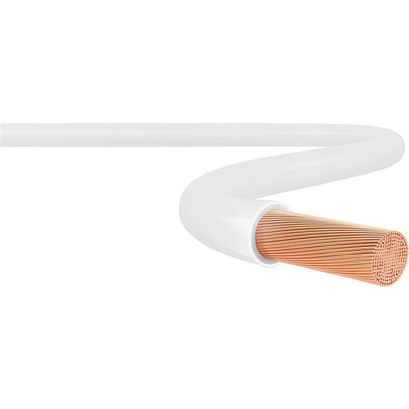 Cabo flexível 750 V, 16 mm² x 100 metros, branco