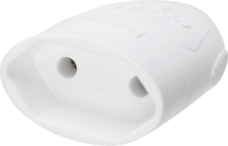 Plugue fêmea 2P redondos, branco, 20 A, 250 V~, DN1610