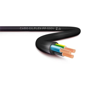 Cabo flexível, 3 x 1,5 mm², PP 500 V