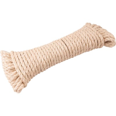 Corda de sisal 8 mm x 15 m, 3 pernas