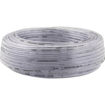 Mangueira cristal 3/16" x 2,0 mm, rolo 50 m