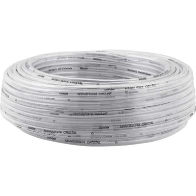 Mangueira cristal 5/8" x 2,0 mm, rolo 50 m