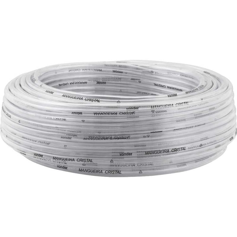 Mangueira cristal 5/8" x 2,0 mm, rolo 50 m