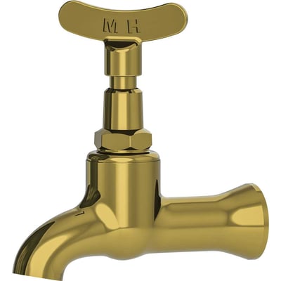 Torneira para tanque de parede, 3/4", amarela, 8452