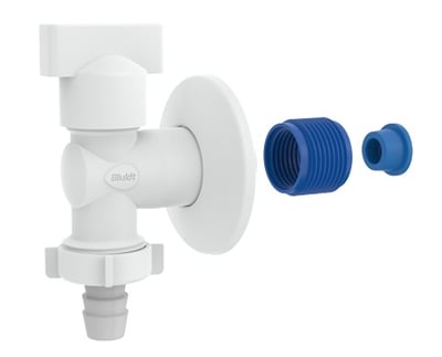 Torneira Multiuso de 1/4" de Volta, Branca