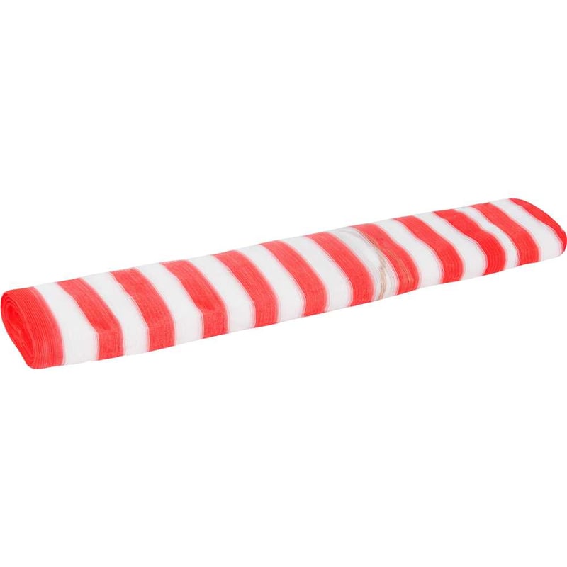Tela de sinalização 1,2 m x 50,0 m, laranja/branco