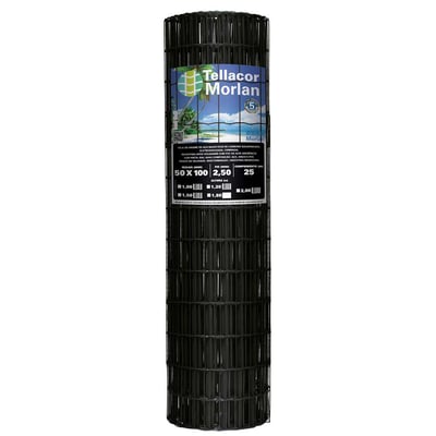 Tela alambrado com revestimento em PVC, 1,2 m, malha 100 mm x 50 mm, 3321