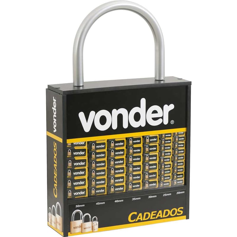 Expositor para cadeados