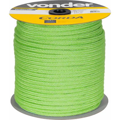 Corda caminhoneiro trançada, 10 mm x 147 m, verde