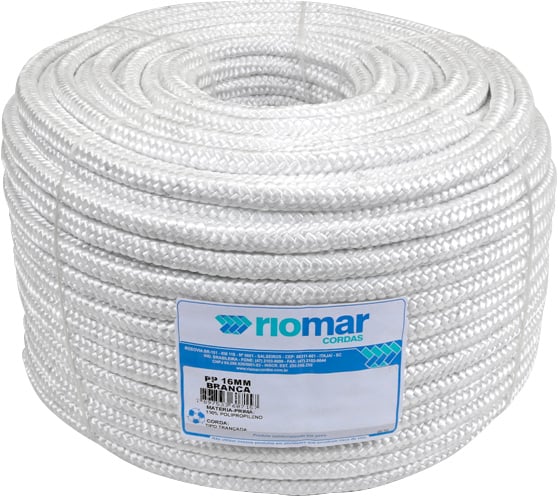 Corda multifilamento trançada, branca, 11 mm x 208 m, 43211063