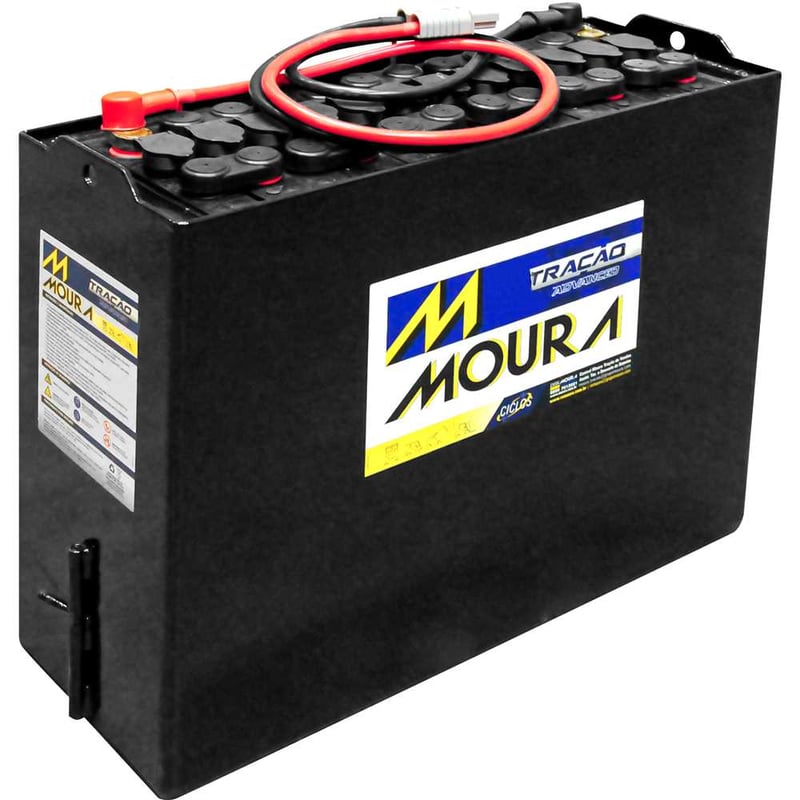 Bateria tracionária 24 V/216 Ah monobloco, para empilhadeiras Vonder EEV150 - EEV1500