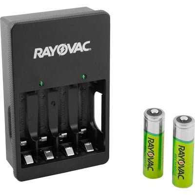 Carregador para pilhas, USB, AA e AAA, RCH-4PLA