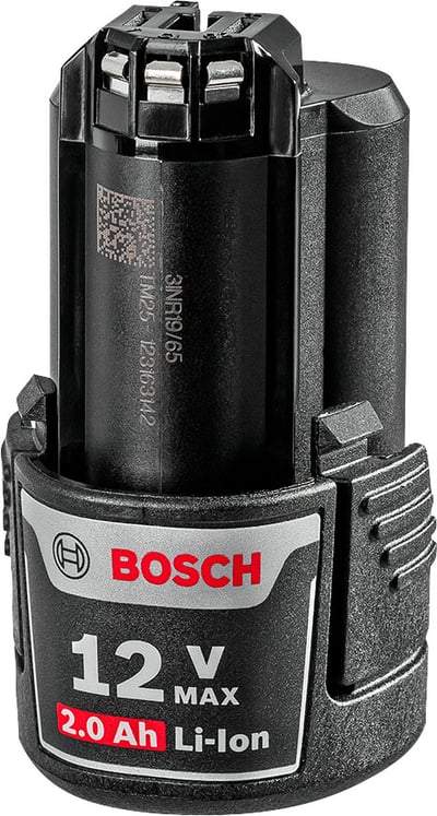 Bateria 12 V, íons de lítio, 2,0 Ah, para ferramentas portáteis, GBA 2608000723
