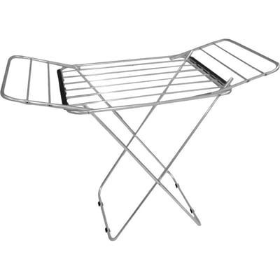 Varal de chão, em alumínio, com aba, 1,15 m x 0,56 m