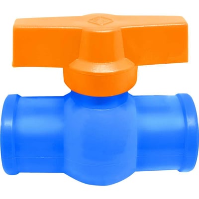 Registro de esfera em PVC soldável, 25 mm, RZ02, REBOUÇAS