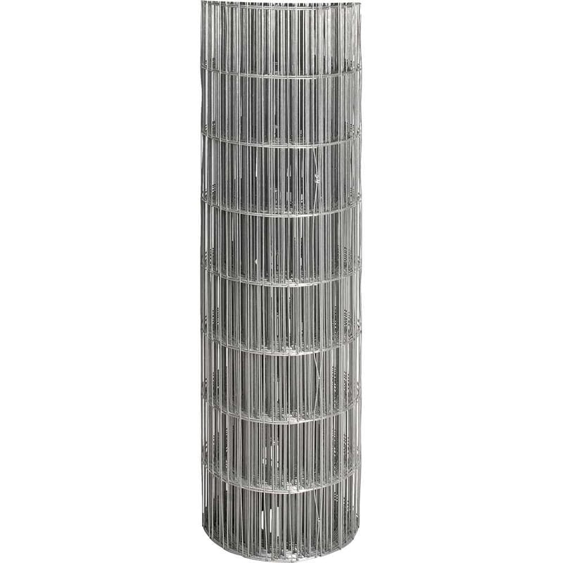 Tela alambrado, malha 15 cm x 5 cm, fio 2,3 mm, com 1,0 m x 25 m (altura x comprimento)