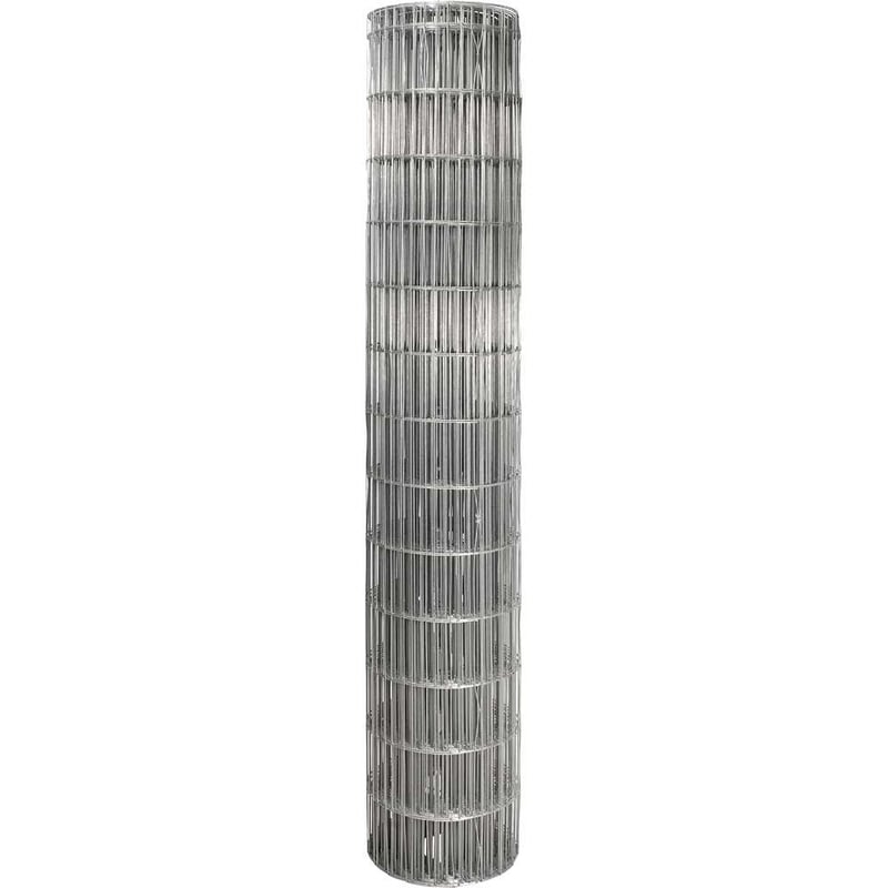 Tela alambrado, malha 15 cm x 5 cm, fio 2,3 mm, com 2,0 m x 25 m (altura x comprimento)