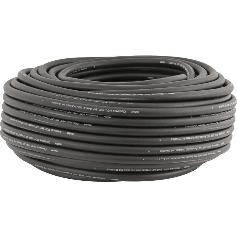 Mangueira para óleo e graxa, 3/8" - 9,53 mm, PT 350 lbf/pol², PVC