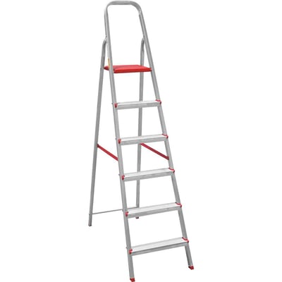 Escada em alumínio 6 degraus
