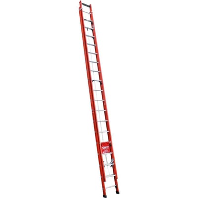 Escada extensível em fibra de vidro, 36 degraus, 10,20 m