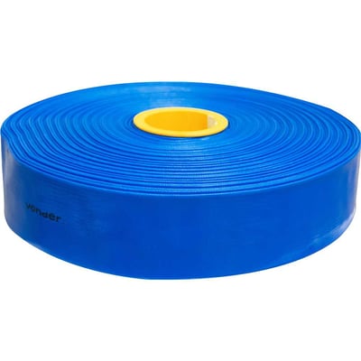 Mangueira chata de PVC, 1.1/2", azul