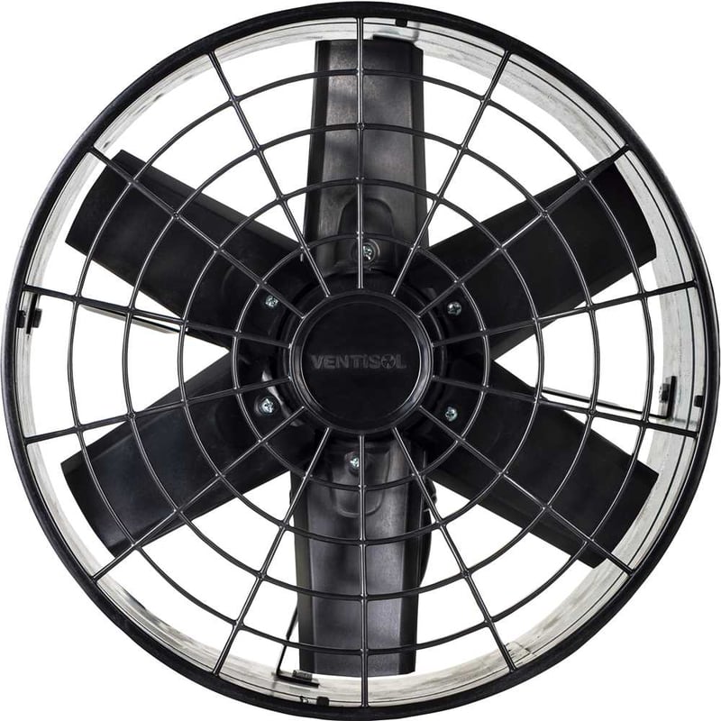 Exaustor axial 40 cm, 1/2" cv, industrial, 220/380 V~ trifásico