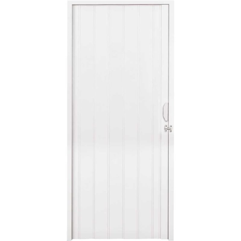 Porta sanfonada de PVC, 2,10 m x 70 cm, branca neve, 2050020002