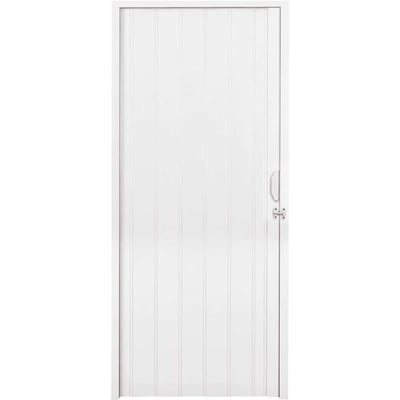 Porta sanfonada de PVC, 2,10 m x 80 cm, branca neve, 2050020003