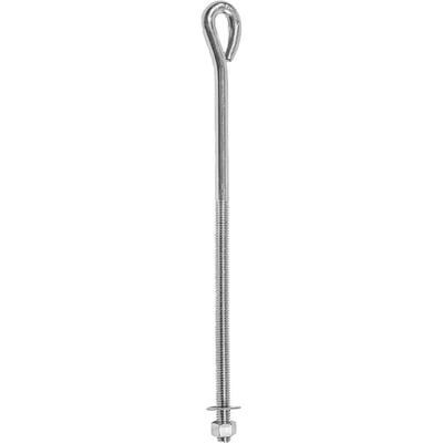 Esticador para cordoalha de aço, 1/2" x 400 mm, EC-400/Z, 100059 CAÇULA