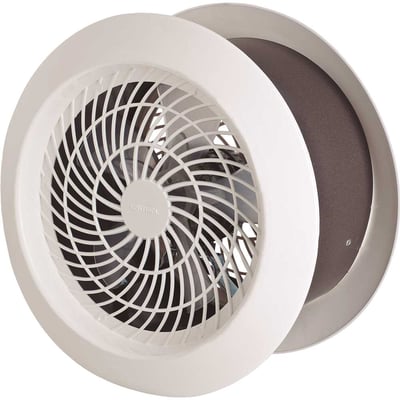 Exaustor axial 25 cm, 60 W, branco residencial, 127 V~ monofásico