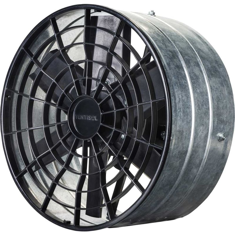 Exaustor axial 40 cm, 1/2" cv, industrial, 220 V~ monofásico