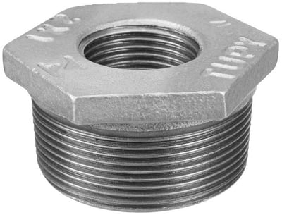 Bucha de redução ferro galvanizado, 1.1/4" x 3/4" BSP, 120163633