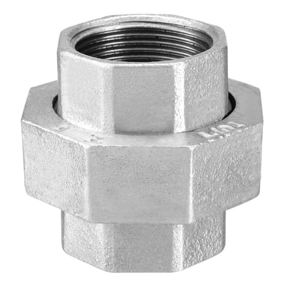 União de ferro galvanizado com assento de bronze, 1.1/2" BSP, 126100933