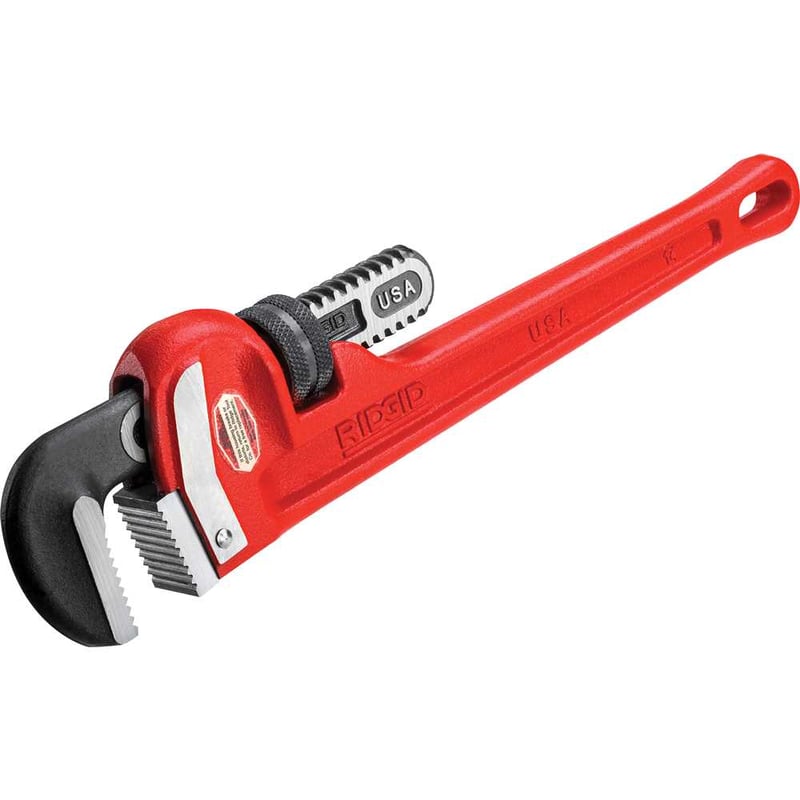 Chave grifo 14", tipo americana, fabricada em ferro fundido e com mordente superior em aço forjado, 31020