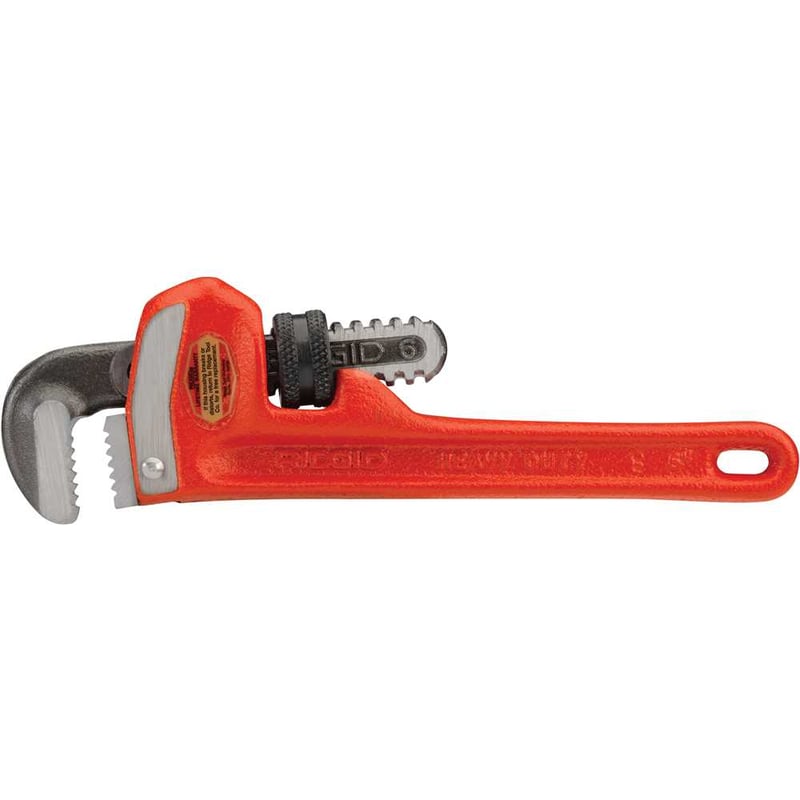 Chave grifo 6", tipo americana, fabricada em ferro fundido e com mordente superior em aço forjado, 31000