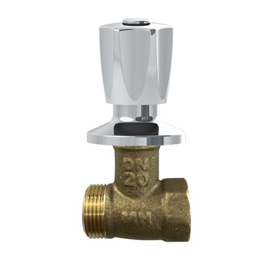 Registro de pressão, 3/4", cromado, acabamento C50, 6499