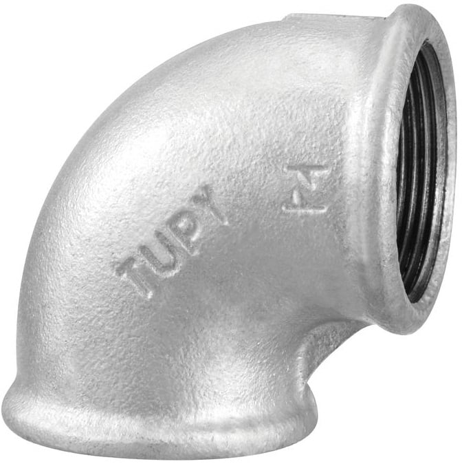 Cotovelo 90°, 1" BSP, galvanizado, 120760733