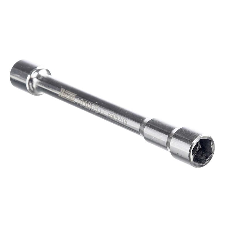 Chave de vela longa (200,0 mm) com sextavado de 16,0 mm, encaixe de 1/2"