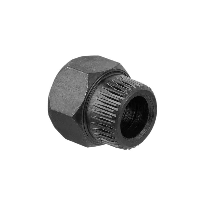 Soquete especial com 33 dentes, estriado, e sextavado de 22 mm