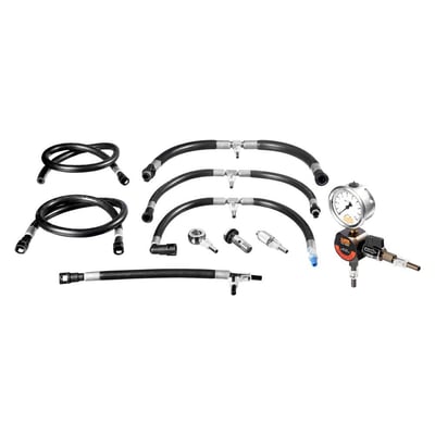 Conjunto para teste de baixa pressão em caminhões