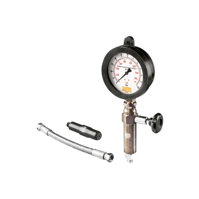 Conjunto para teste de compressão de motores diesel