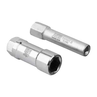 Chave soquete longo vazado de 18 mm, para porca superior do amortecedor